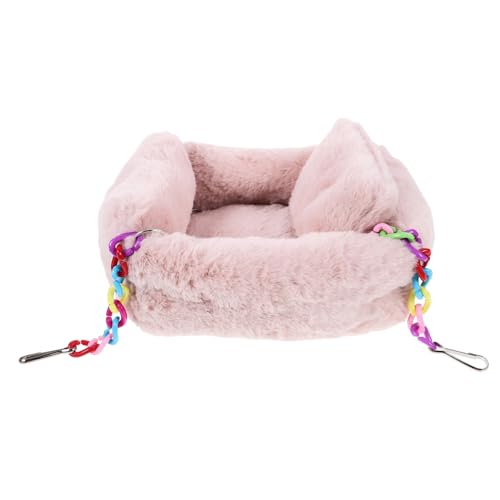 PENIKOKO Hängematte für Kleintiere aus Sicherem Baumwollstoff Bequem und Warm Installieren Geeignet für Hamster Meerschweinchen Chinchillas und Andere Nager Praktisches Käfigzubehör PENIKOKO Hängematte für Kleintiere aus Sicherem Baumwollstoff Bequem und Warm Installieren Geeignet für Hamster Meerschweinchen Chinchillas und Andere Nager Praktisches Käfigzubehör von PENIKOKO