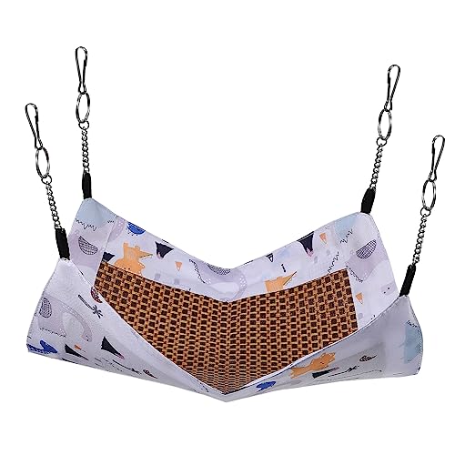 PENIKOKO 1stücke Hamster Hängematte Für Kleintiere Atmungsaktive Und Waschbare Schlafgelegenheit Mit Lustigem Cartoon-Design Für Meerschweinchen Ratten Und Chinchillas PENIKOKO 1stücke Hamster Hängematte Für Kleintiere Atmungsaktive Und Waschbare Schlafgelegenheit Mit Lustigem Cartoon-Design Für Meerschweinchen Ratten Und Chinchillas von PENIKOKO