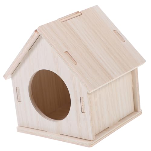 PENIKOKO Hamster für Zwerghamster Ratten und Mäuse Versteck aus Naturbelassenem Holz als Kleintier Lebensraum und Spielzeug mit Tunnel und Spielmöglichkeiten PENIKOKO Hamster für Zwerghamster Ratten und Mäuse Versteck aus Naturbelassenem Holz als Kleintier Lebensraum und Spielzeug mit Tunnel und Spielmöglichkeiten von PENIKOKO