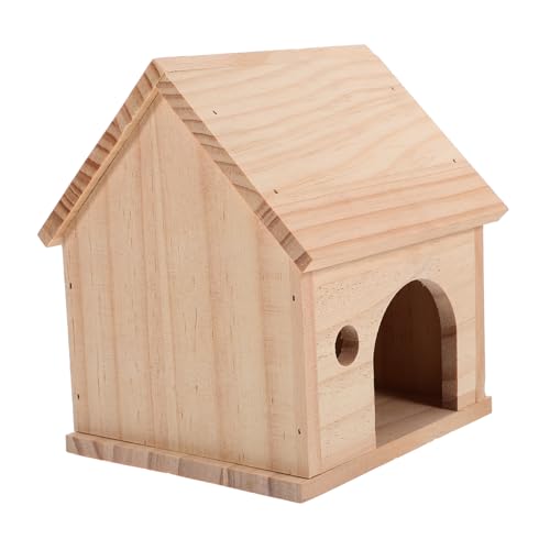 PENIKOKO Hamster Versteckhaus Für Kleine Tiere Niedliche Und Handgefertigte Holzunterkunft Für Hamster Und Meerschweinchen Verbessert Lebensraum Ihrer Haustiere PENIKOKO Hamster Versteckhaus Für Kleine Tiere Niedliche Und Handgefertigte Holzunterkunft Für Hamster Und Meerschweinchen Verbessert Lebensraum Ihrer Haustiere von PENIKOKO