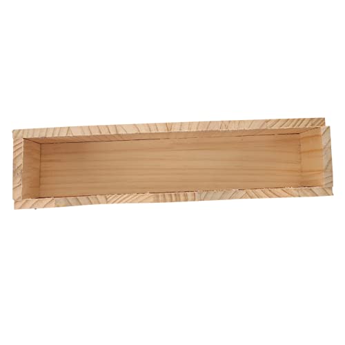 PENIKOKO Holz Heu Futterrille für Kleintiere und Sicheres Futterregal mit Fixierer für Meerschweinchen und Chinchillas Hält Käfig und Ordentlich PENIKOKO Holz Heu Futterrille für Kleintiere und Sicheres Futterregal mit Fixierer für Meerschweinchen und Chinchillas Hält Käfig und Ordentlich von PENIKOKO