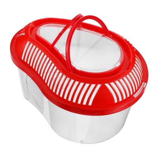 PENIKOKO Kleines Reptilien Terrarium aus Robustem Kunststoff mit Belüftung Sicherem Deckel und Tragbarem Griff für Schlangen Schildkröten Fische und Kleine Haustiere Transportfreundlich und PENIKOKO Kleines Reptilien Terrarium aus Robustem Kunststoff mit Belüftung Sicherem Deckel und Tragbarem Griff für Schlangen Schildkröten Fische und Kleine Haustiere Transportfreundlich und von PENIKOKO