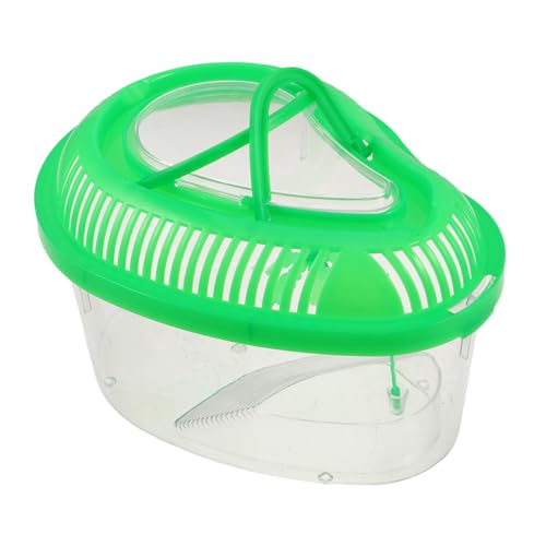 PENIKOKO Kleines Terrarium mit Deckel und Tragegriff Grünes Plastik Reptilien Transportbox mit Sonnenplattform Sicherer Schutz für Fische Schildkröten und Kleine Reptilien Tragbarer Desktop PENIKOKO Kleines Terrarium mit Deckel und Tragegriff Grünes Plastik Reptilien Transportbox mit Sonnenplattform Sicherer Schutz für Fische Schildkröten und Kleine Reptilien Tragbarer Desktop von PENIKOKO