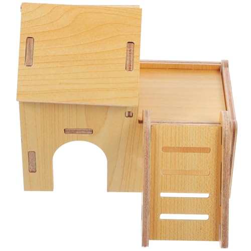 PENIKOKO Kleintierhaus Für Hamster Und Kleine Haustiere Versteck Und Spielhaus Mit Treppe Für Artgerechte Haltung Und Komfort PENIKOKO Kleintierhaus Für Hamster Und Kleine Haustiere Versteck Und Spielhaus Mit Treppe Für Artgerechte Haltung Und Komfort von PENIKOKO