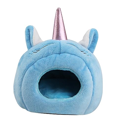 PENIKOKO Kuscheliges Einhorn Plüschnest für Kleintiere Warmes Schlafzelt für Hamster Ratten und Igel Stabiles Rutschfestes Design für Jahreszeiten mit Süßem Cartoon Style Zufällige Farbe PENIKOKO Kuscheliges Einhorn Plüschnest für Kleintiere Warmes Schlafzelt für Hamster Ratten und Igel Stabiles Rutschfestes Design für Jahreszeiten mit Süßem Cartoon Style Zufällige Farbe von PENIKOKO
