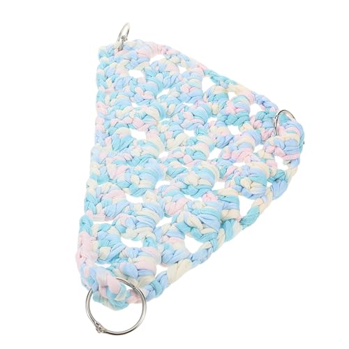 PENIKOKO Papageien-kletternetzschaukel Aus Gewebtem Material Für Vogelkäfige Hängematten-schaukelmatte Mit Dreieckigem Design Einfach Zu Installierende Aktivitäts Und Ruhefläche Für PENIKOKO Papageien-kletternetzschaukel Aus Gewebtem Material Für Vogelkäfige Hängematten-schaukelmatte Mit Dreieckigem Design Einfach Zu Installierende Aktivitäts Und Ruhefläche Für von PENIKOKO