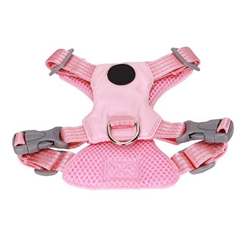 Hundegeschirr, Mesh-Design, bequeme Hundeweste Pink-S von PENO