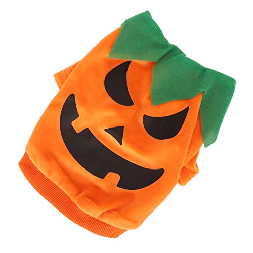 PENO Halloween-Hundegeist-KüRbis-Hemd-Haustier-Kleidung FüR Kleine Hunde Universal (XS) von PENO