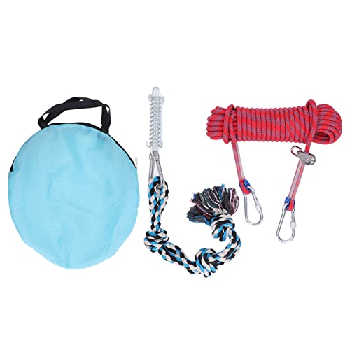 PENO Hunde-Bungee-Seil, Federstange, Hundeseil, Spielzeug, Rostschutz, langlebig, für Hunde Aller Größen (Rot) von PENO