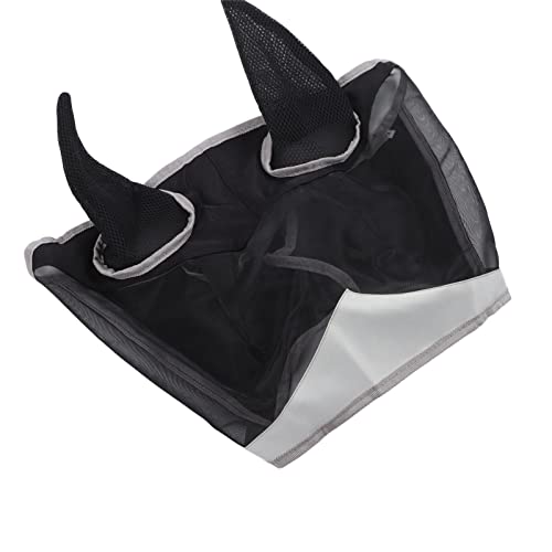 Pferdenetzmaske, elastische Pferdegesichtsabdeckung mit Haken und Schlaufe zum Augenschutz für Pferde S von PENO