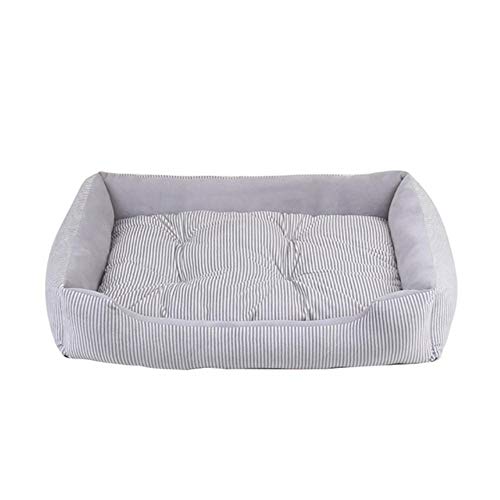 PENVEAT 1 Stücke Weiche Hundebett Matte Zwinger Welpen Warmes Bett Plüsch Gemütliches Nest Für Kleine Mittelgroße Hundehaus Pad 4 Jahreszeiten Heimtierbedarf, B, 60x45x15 cm von PENVEAT