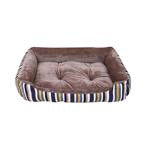 PENVEAT 1 Stücke Weiche Hundebett Matte Zwinger Welpen Warmes Bett Plüsch Gemütliches Nest Für Kleine Mittelgroße Hundehaus Pad 4 Jahreszeiten Heimtierbedarf, F, 45x28,5x12 cm von PENVEAT