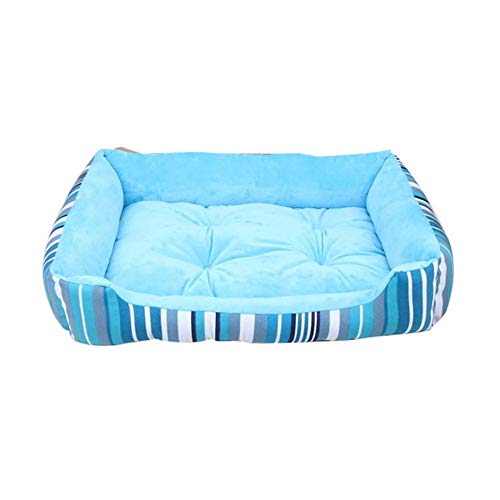 PENVEAT 1 Stücke Weiche Hundebett Matte Zwinger Welpen Warmes Bett Plüsch Gemütliches Nest Für Kleine Mittelgroße Hundehaus Pad 4 Jahreszeiten Heimtierbedarf, H, 45x28,5x12 cm von PENVEAT