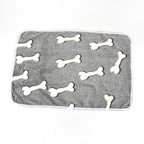 PENVEAT Hundebetten Haustier Hund Katze Bett Hund Katze Handwäsche Rest Decke Atmungsaktiv Haustier Kissen Weiche Warme Schlafmatte Haus Für Hunde Katzen t124, Grau, 60x80 cm von PENVEAT