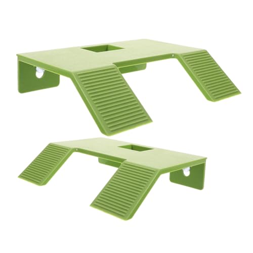 PEPLAYTAL 2 Stück Schildkröten Sonnenbadeplattform aus Kunststoff mit Saugnäpfen Stabile Kletterrampe für Aquarien Basking Lösung für Schildkröten und Reptilienhabitate PEPLAYTAL 2 Stück Schildkröten Sonnenbadeplattform aus Kunststoff mit Saugnäpfen Stabile Kletterrampe für Aquarien Basking Lösung für Schildkröten und Reptilienhabitate von PEPLAYTAL