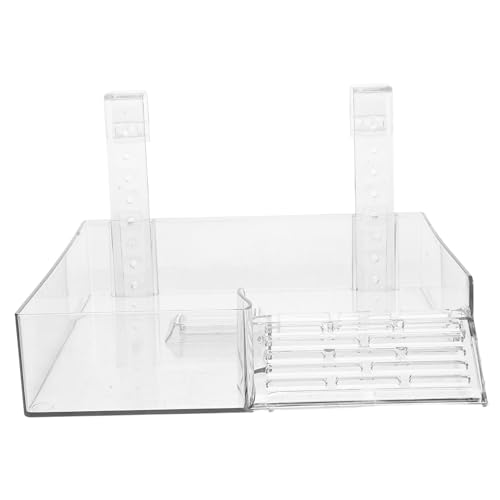 PEPLAYTAL Abnehmbare Hängeplattform Aus Acryl Zum Sonnenbaden Für Schildkröten Mit Geländer Und Leiter, Ruheterrasse Für Schildkröten, Schildkrötenaquarium-Dock Für Schildkrötenbecken PEPLAYTAL Abnehmbare Hängeplattform Aus Acryl Zum Sonnenbaden Für Schildkröten Mit Geländer Und Leiter, Ruheterrasse Für Schildkröten, Schildkrötenaquarium-Dock Für Schildkrötenbecken von PEPLAYTAL