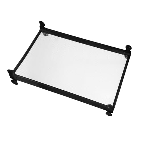 PEPLAYTAL Aquarienfilter Wassertank Aquarium Tassenhaken Saugnapf Filter für Aquarien künstlich Fische züchten Fischteiler Filter für Fischbecken Trennwand für Aquarien Aquarienteiler Black von PEPLAYTAL