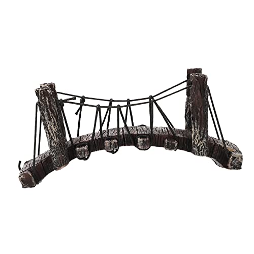PEPLAYTAL Aquarium Dekoration Brücke aus Harz für Schildkröten und Garnelen Wasserfeste Seilbrücke Langlebiges und Einzigartiges Design für Aquarienlandschaftgestaltung PEPLAYTAL Aquarium Dekoration Brücke aus Harz für Schildkröten und Garnelen Wasserfeste Seilbrücke Langlebiges und Einzigartiges Design für Aquarienlandschaftgestaltung von PEPLAYTAL