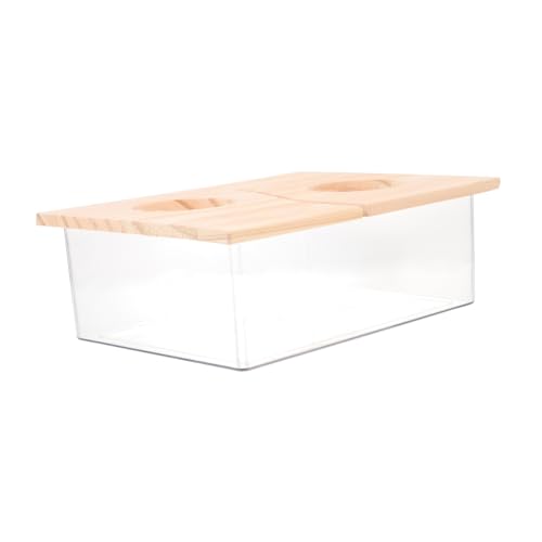 PEPLAYTAL Hamster Sandbad mit Deckel Transparente Sandbox für Kleintiere Hygienisch und Multifunktional als Toilette und Badewanne für Hamster und Chinchillas PEPLAYTAL Hamster Sandbad mit Deckel Transparente Sandbox für Kleintiere Hygienisch und Multifunktional als Toilette und Badewanne für Hamster und Chinchillas von PEPLAYTAL