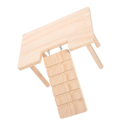 PEPLAYTAL Holzplattform Für Kleintiere Mit Kletterrampe Spielzeug Für Hamsterkäfig Erhöhtes Holzregal Für Und Erkundung Für Hamster Und Andere Nager PEPLAYTAL Holzplattform Für Kleintiere Mit Kletterrampe Spielzeug Für Hamsterkäfig Erhöhtes Holzregal Für Und Erkundung Für Hamster Und Andere Nager von PEPLAYTAL