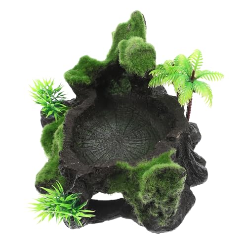 PEPLAYTAL Reptilien Futternapf aus Hochwertigem Harz Wasserschale für Terrarien Rutschfestes Design für Eidechsen Schildkröten und Kleine Reptilien Langlebig und Sicher PEPLAYTAL Reptilien Futternapf aus Hochwertigem Harz Wasserschale für Terrarien Rutschfestes Design für Eidechsen Schildkröten und Kleine Reptilien Langlebig und Sicher von PEPLAYTAL