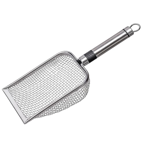 PEPWE Streuschaufel mit Schaufel, antihaftbeschichtet, Metallschaufel, hohl, Kotsieb, ergonomischer Metallgriff, Katzentoilette, Reinigungswerkzeuge PEPWE Streuschaufel mit Schaufel, antihaftbeschichtet, Metallschaufel, hohl, Kotsieb, ergonomischer Metallgriff, Katzentoilette, Reinigungswerkzeuge von PEPWE