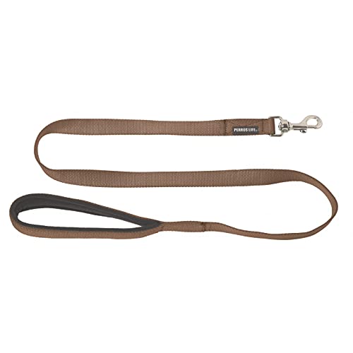 PERROS LIFE Hundeleine 120 cm gefüttert 15 mm Hund Größe Klein von PERROS LIFE