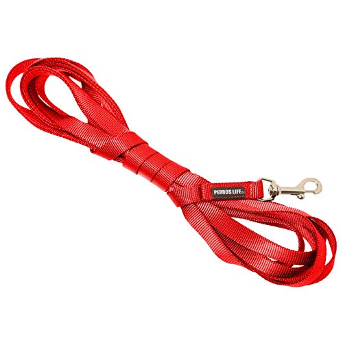 PERROS LIFE Lange Trainer rot 10m Hund von PERROS LIFE