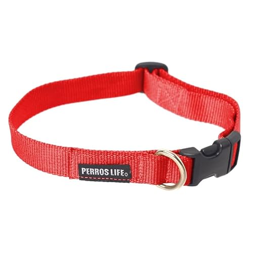 PERROS LIFE Verstellbarer Halsband CR10/L 22-33 cm Pinscher Nano Toy Russo Bolognese von PERROS LIFE