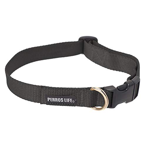 PERROS LIFE Verstellbarer Halsband CR10 / L 22-33 cm Pinscher Nano Toy Russo Bolognese von PERROS LIFE