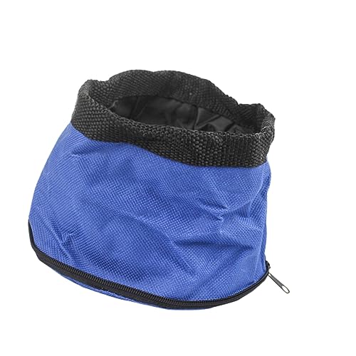 PERSELOSO 2 Stück Tasche Für Haustiernapf Kühlmatte Für Hunde Transportbox Für Haustiere Tragbare Haustiernäpfe Reiseflaschen Lecken Ständer Für Hundenapf Hundekäfig Faltbarer Hundenapf Blue von PERSELOSO