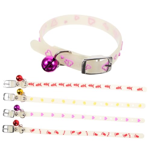 PERSELOSO 5st Züchten Glocke Hundehalsband Air-Tag-hundehalsband Welpenmarke Kleines Hundehalsband Sommer Hundehalsband Hund Sonnencreme Hundehalsband Mittel Hund Licht Balsam Co Kieselgel von PERSELOSO