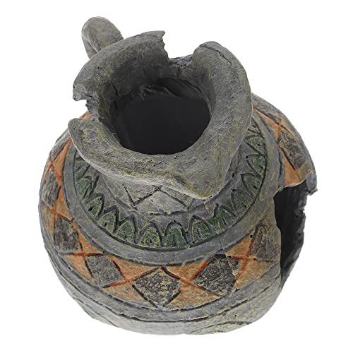 PERSELOSO Aquarium Dekoration Fisch Tank Simulation Vase Versteck Höhle aus Resin für Aquarienlandschaftsgestaltung Bietet Schutz und für Fische PERSELOSO Aquarium Dekoration Fisch Tank Simulation Vase Versteck Höhle aus Resin für Aquarienlandschaftsgestaltung Bietet Schutz und für Fische von PERSELOSO