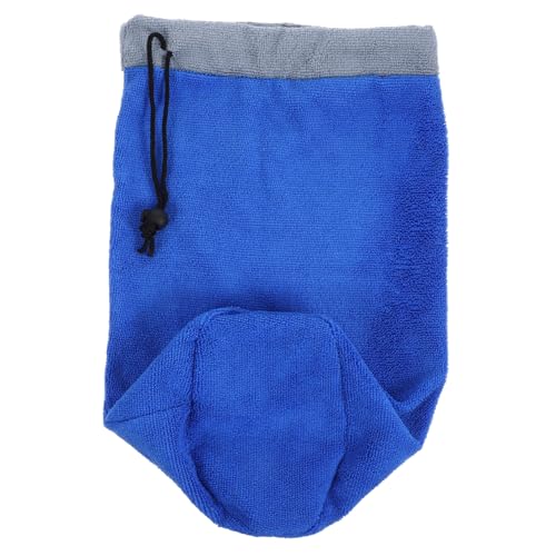 PERSELOSO Eichhörnchen-Badetuch Haustier-Trockensack Bartagamenbad Frettchen-Badetuchtasche Bartagamen-Badewanne Meerschweinchen-Handtuch Stoff Blue von PERSELOSO