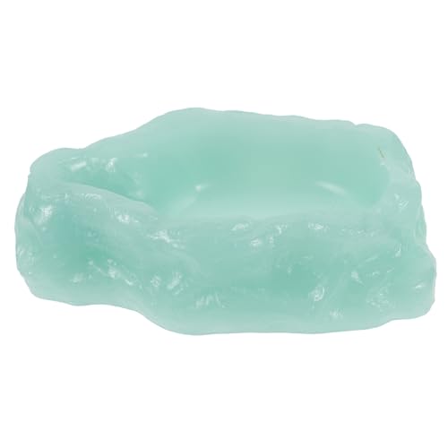 PERSELOSO Luminous Reptile Feeding Bowl Nachtleuchtende Wasserschale für Reptilien Schildkröten und Echsen aus Hochwertigem Resin für Futter und Wasser Xs PERSELOSO Luminous Reptile Feeding Bowl Nachtleuchtende Wasserschale für Reptilien Schildkröten und Echsen aus Hochwertigem Resin für Futter und Wasser Xs von PERSELOSO