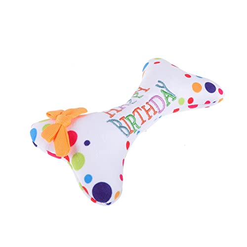 PERSELOSO Plüsch Hundeknochen für Welpen Kuscheliges Quietschespielzeug für Geburtstagsparty Langlebiges und Bequemes Kauspielzeug für Hunde PERSELOSO Plüsch Hundeknochen für Welpen Kuscheliges Quietschespielzeug für Geburtstagsparty Langlebiges und Bequemes Kauspielzeug für Hunde von PERSELOSO