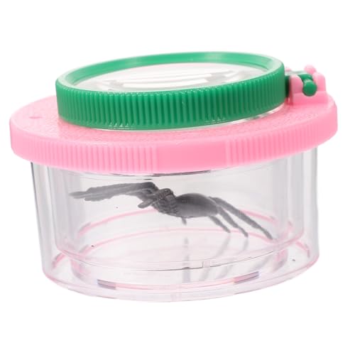 PERSELOSO Praktisches Lupenglas Für Kinder, Insektenbetrachter, Critter Jar, Praktische Lupenbox, Outdoor Critter Jar, Tragbare Lupenbox von PERSELOSO