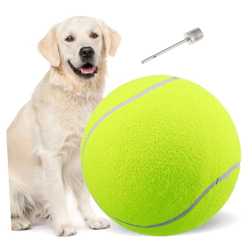 PERSELOSO Riesentennisball für Große Haustiere Strapazierfähiges für Outdoor Spaß Leicht für Strandspiele für Hunde und Andere Haustiere PERSELOSO Riesentennisball für Große Haustiere Strapazierfähiges für Outdoor Spaß Leicht für Strandspiele für Hunde und Andere Haustiere von PERSELOSO