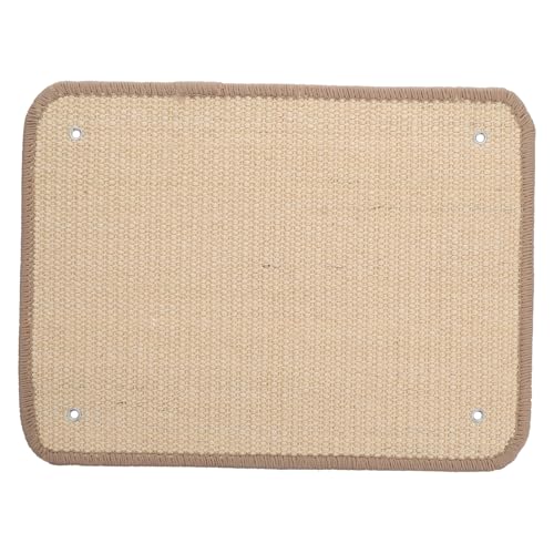 PERSELOSO kratzbaum für Katzen Katzenmöbel Zubehör Katzenspielzeug Sisal Katzenpflege Zubehör Minimalistische Katzenspielzeuge Kätzchenzubehör für Zimmerkätzchen Sofa Katzenkratzbrett Khaki von PERSELOSO