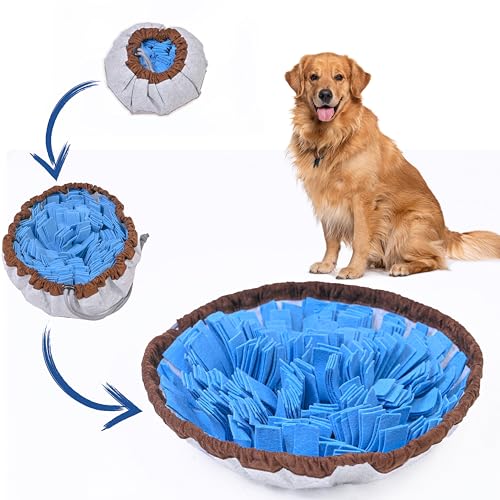 PET ARENA Verstellbare Schnüffelmatte für Hunde, Puzzle-Spielzeug, Anreicherung Haustier-Futtermatte für Geruchstraining und langsames Essen, Stressabbau, interaktives Hundespielzeug zum Füttern, von PET ARENA