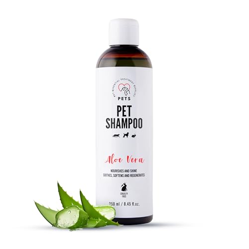 Hundeshampoo & Katzenshampoo - Shampoo Hund für Glanz und Pflege -Ideal für empfindliches Fell und Haut - 250 ml von PET ESSENTIAL TREATMENT SUPPLIES PETS