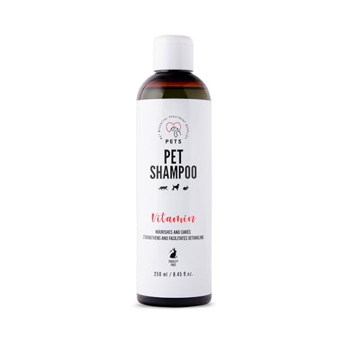 Hundeshampoo & Katzenshampoo - Shampoo Hund für Glanz und Pflege -Ideal für empfindliches Fell und Haut - 250 ml von PET ESSENTIAL TREATMENT SUPPLIES PETS