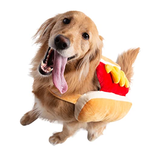 Hot Dog Fancy Dress Costume for a Pet Large von PET KREWE UNLEASH THE PARADE