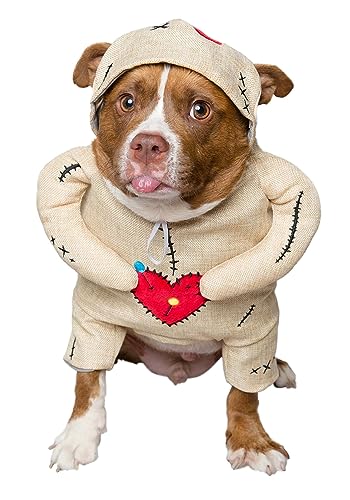 Pet Fancy Dress Costume Voodoo Doll Small von PET KREWE UNLEASH THE PARADE