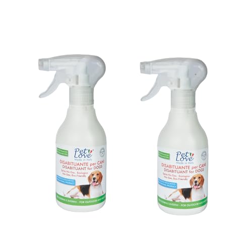 PET LOVE Urinabwehrspray für Hunde – für den Innen- oder Außenbereich – 700 ml (2 Packungen) von PET LOVE