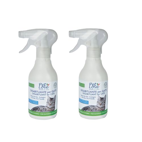 PET LOVE | Urinabwehrspray für Katzen – für drinnen oder draußen – 350 ml (2 Packungen) von PET LOVE