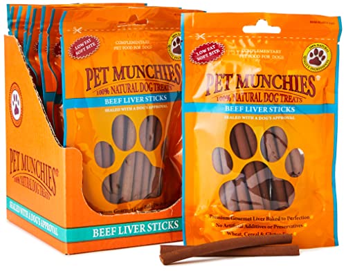 Pet Munchies 100% Natur Wildstreifen Hunde Snacks (8 Packungen) (8 x 90g) (kann variieren) von PET MUNCHIES