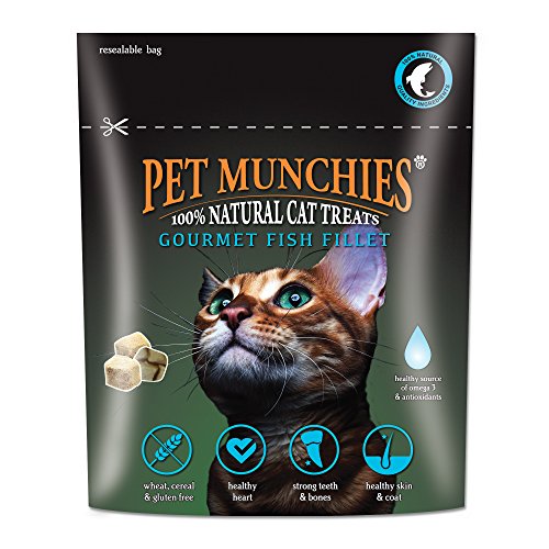 Pet Munchies Gourmet Fischfilet Katzen Snacks (8 x 10g) (8 x 10g) (kann variieren) von PET MUNCHIES