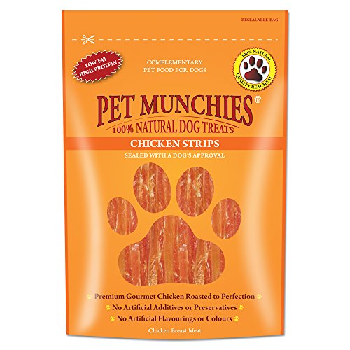 Pet Munchies Natürliche Munchies Chicken Strips für Haustiere Packung von 8 von PET MUNCHIES