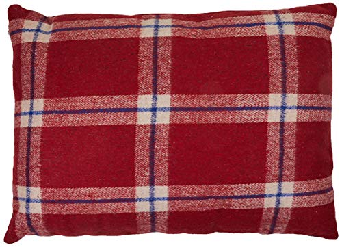 Petbris Red Plus Blue Tartan Wolldecke 100 cm, 1 kg von PETBLIS